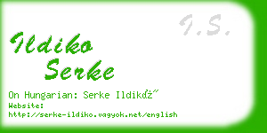 ildiko serke business card